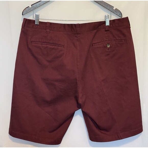 J Crew Mercantile Flex Shorts Mens Size 38 Red Rivington Chino Shorts - Picture 2 of 4